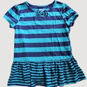 * EPIC THREADS Blue Striped Short Sleeved Tunic Top Girls Size 6
